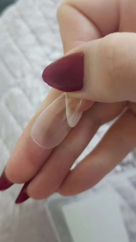 240Pcs/Box Half Matte XS Almond Nail Tips Full Cover Soft Gel False Artificial Nails Extension Perfect for Extra Short Nail Bed