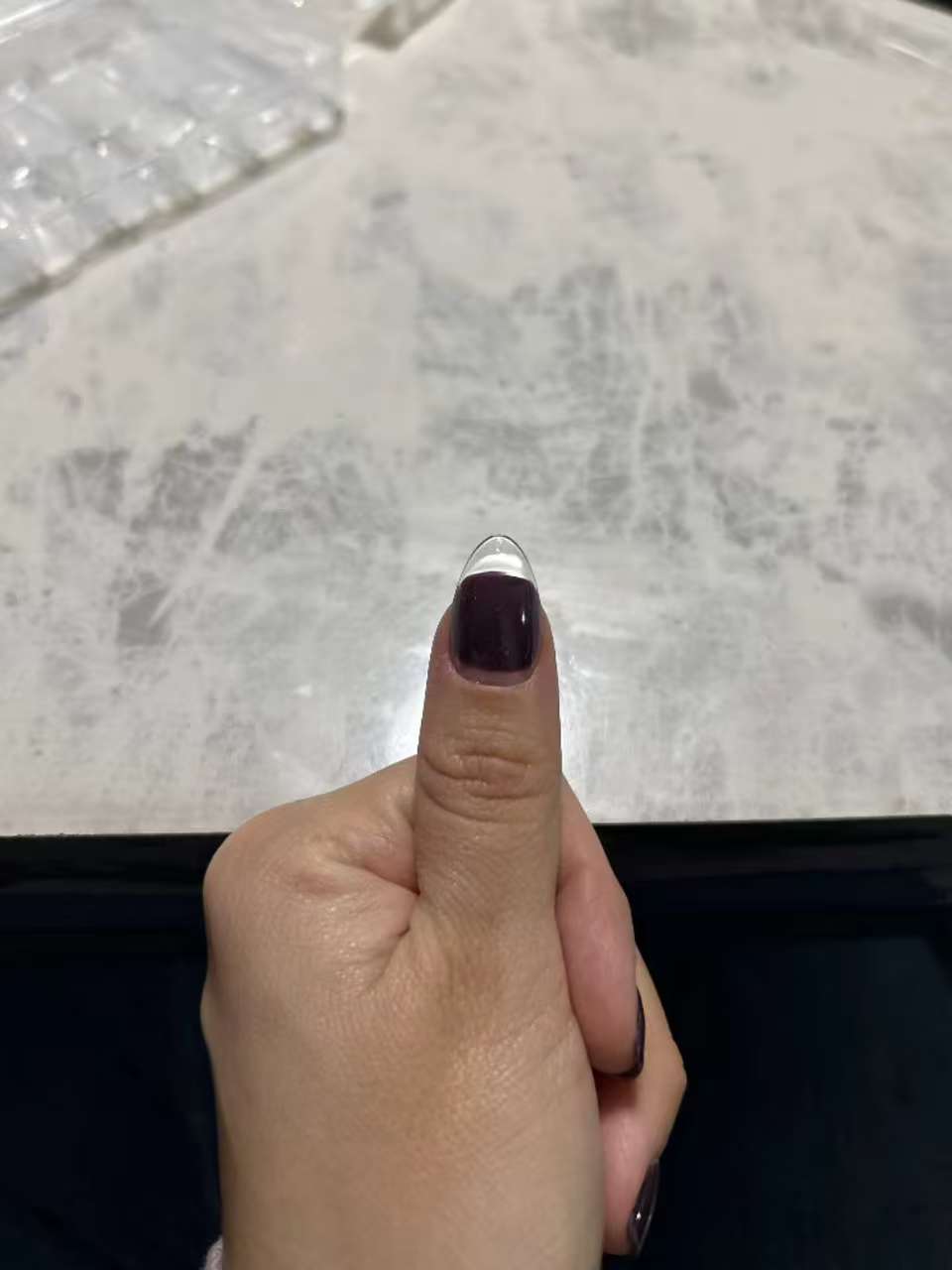 240Pcs/Box Half Matte XS Almond Nail Tips Full Cover Soft Gel False Artificial Nails Extension Perfect for Extra Short Nail Bed