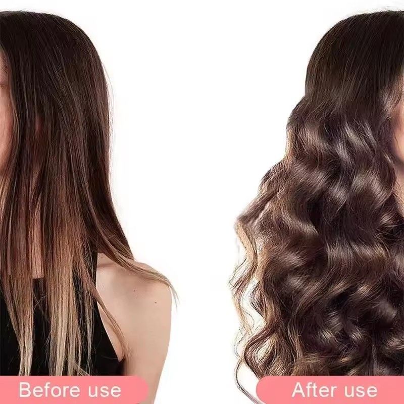 32MM Electric Curling Iron Automatic Lambswool Curling Tool Long Lasting Styling French Styling Rotating Anti-Flame Design