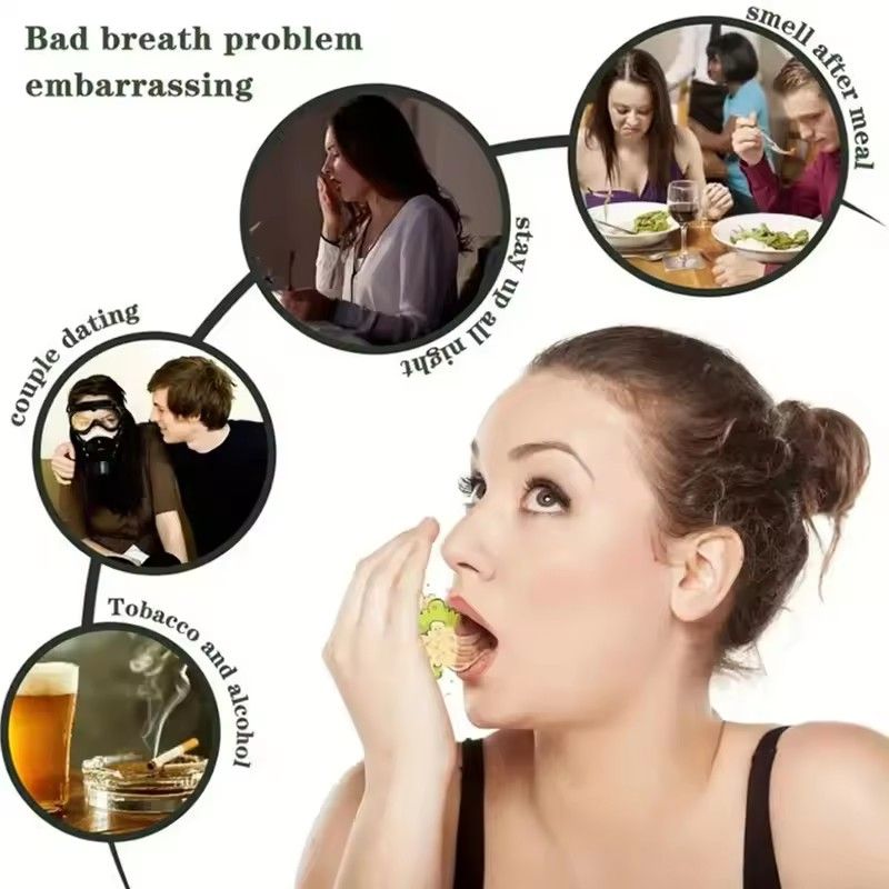 3Pcs Mouth Freshener Spray Oral Spray Remove Bad Breath Long Lasting Fruity Portable Breath Freshener Refreshing Oral Care Products