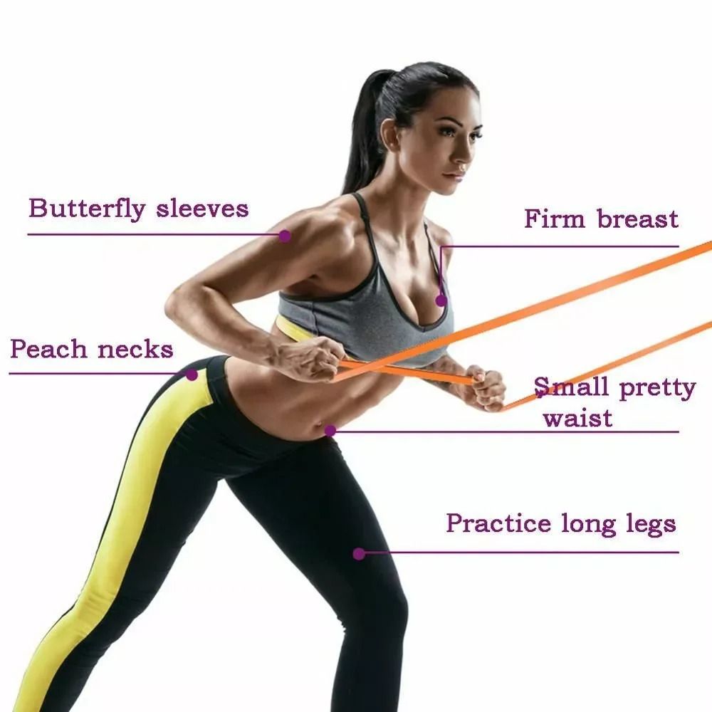 Fitness Resistance Band Boxing Agility Training Workout Gym Equipment Yoga Pilates Accessories Rubber Band Home Gym Shape Body
