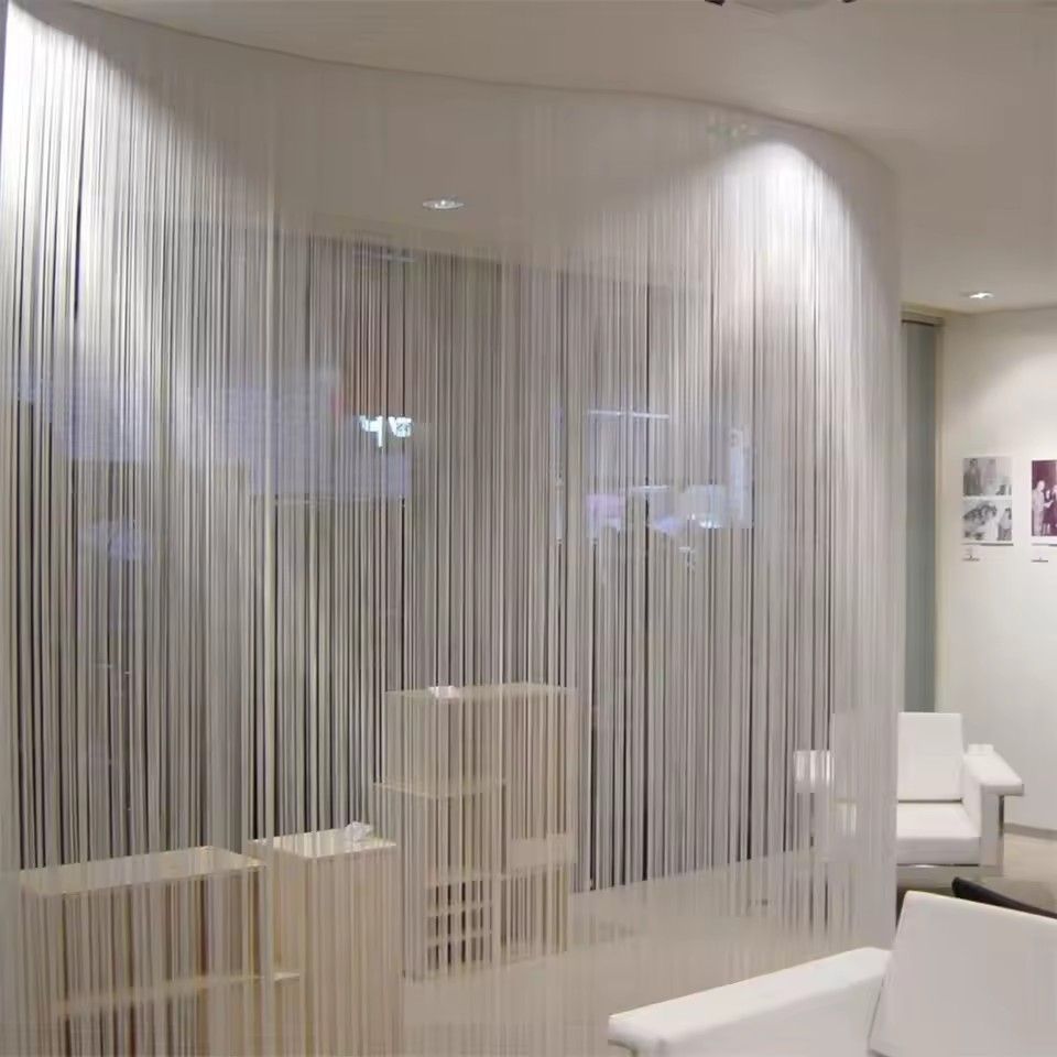 Door String Curtain Shiny Tassel Flash Line Window Curtain Valance Divider Decorative Party Wedding
