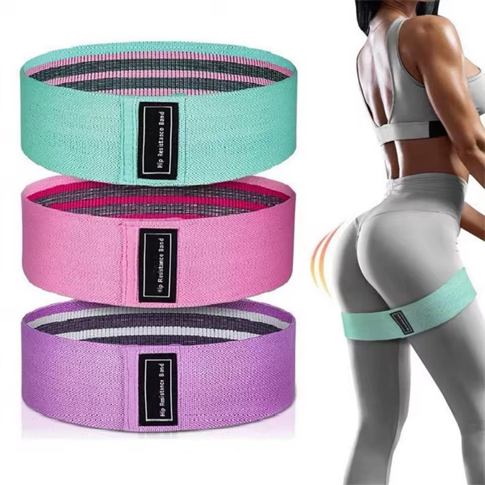 3Pcs Resistance Band Women Glutes Hip Building Booty Band Yoga Workout Legs Thighs Elastic Exercise Band Home Fitness Equipment