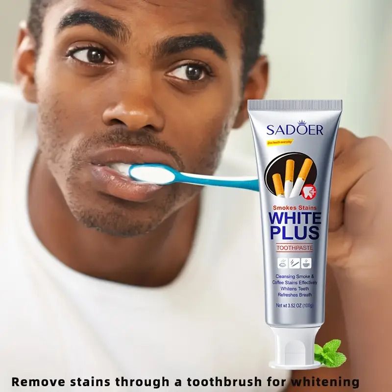 100g Whitening Toothpaste Brightening & Stain Removing Tobacco Stains and Yellow Protect Gums Fresh Breath Whitening Teeth Care