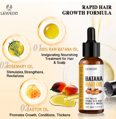 Fast Hair Growth Oil + Cream Africa Crazy Traction Alopecia batana Hair Mask Anti Hair Break Hair Strengthener Hair Loss Treatment Spray Upgrade to the larger-capacity version