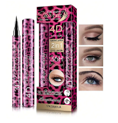 Liquid Eyeliner Pencil 4D Waterproof Mascara Set Cosmetics Eye Liner Thick Curling Mascara Eyebrow Pencil Eyes Makeup