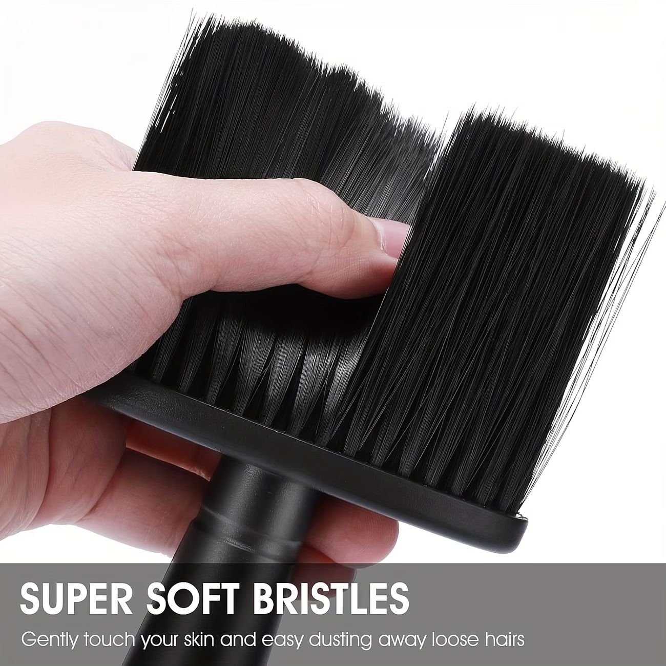1Pc Barber Brush Neck Duster Brush Hair Cutting Brush Soft Barber Neck Duster Hair Cleaning Dusting Brush Barber Supplies for Brushing off Hair Around Neckline and Ears