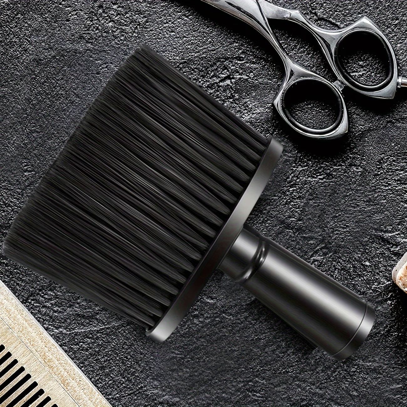 1Pc Barber Brush Neck Duster Brush Hair Cutting Brush Soft Barber Neck Duster Hair Cleaning Dusting Brush Barber Supplies for Brushing off Hair Around Neckline and Ears