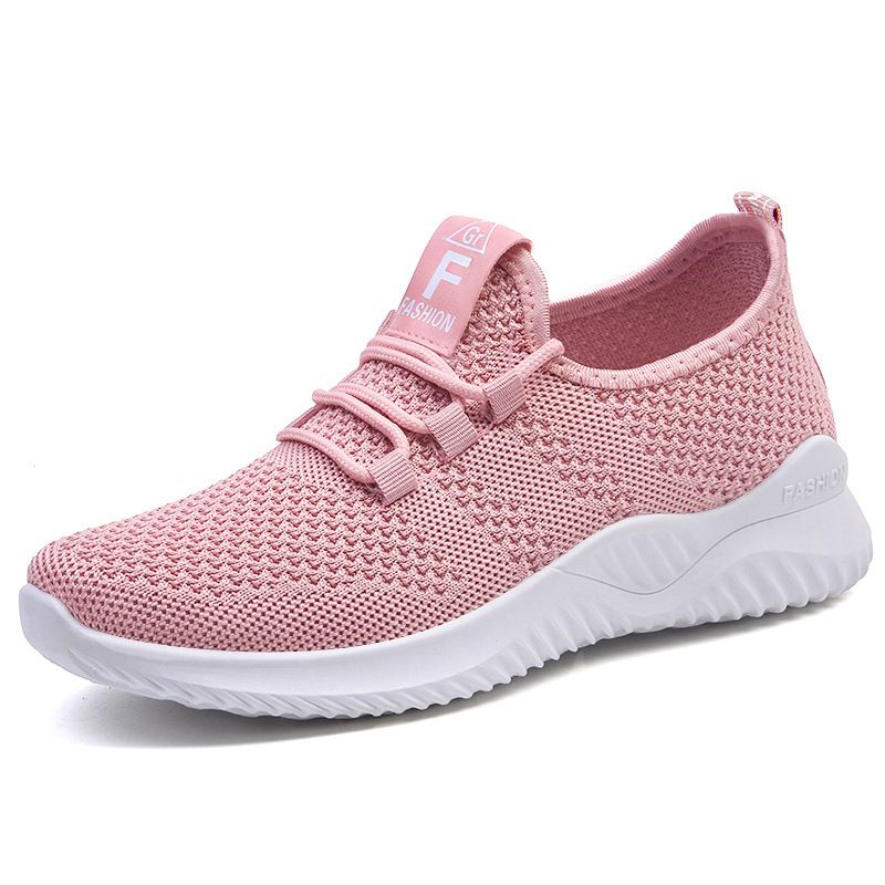 Women's shoes casual sports shoes Mother gym shoes running shoes ladies' shoes girls fashion athletic shoes students shoes sneaker Pink,EU41