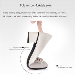 Thor Women's PU artificial leather thick heels shoes girls shallow mouth pointed single heels light fashion high heels Mom work shoes Beige