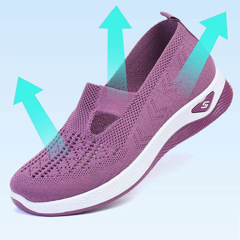 Size 38-42 Women's running shoes single shoes ladies' soft soled casual shoes girls' athletic mesh shoes students Yoga shoes driving shoes Mom gym shoes sneaker