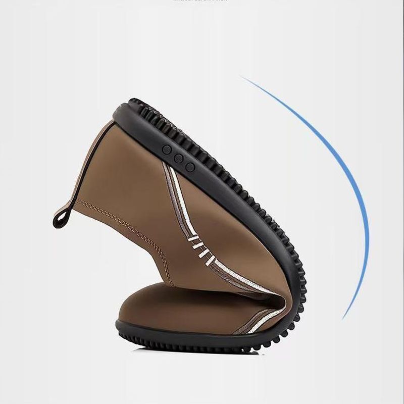 Men's PU Artificial leather shoes business casual shoes boys outdoor light sports shoes fashion students Oxfords walking shoes Daddy single shoes