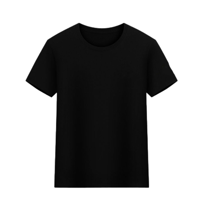 Size M -2XL 2PC men's clothes students white+black short sleeve clothing boys casual round neck slim T-shirt youth tops