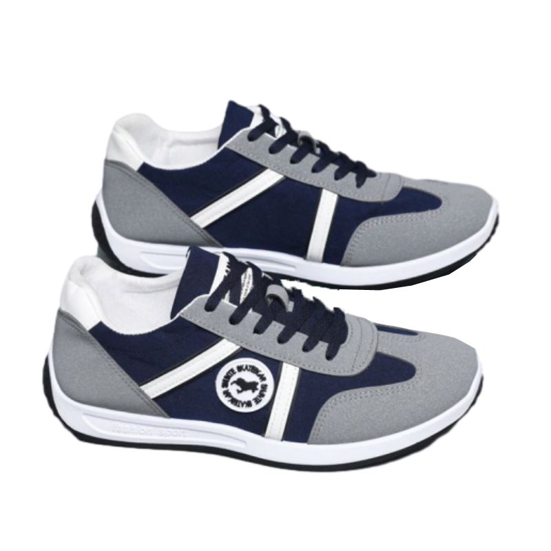 Size 41-44 Men's blue sports shoes Boys running shoes students fashion sneakers driving shoes walking athletic shoes gym shoes