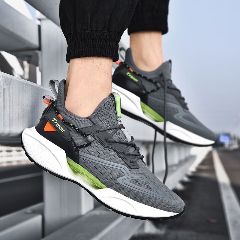 Men's shoes mesh sneakers casual shoes boy's sports shoes flying wove athletic shoes Daddy's driving shoes Student's running shoes