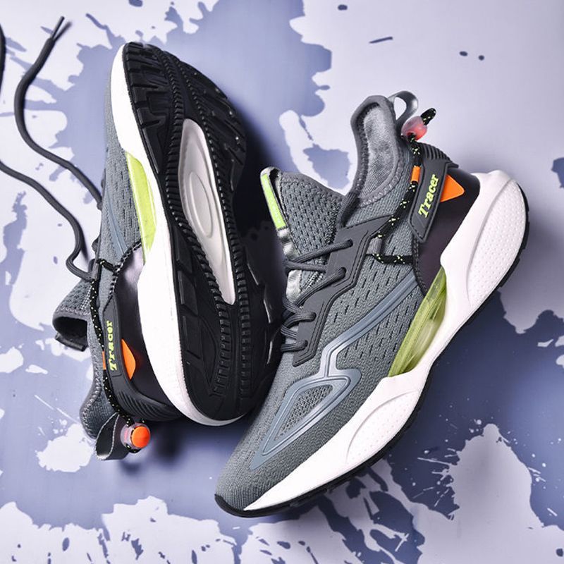 Men's shoes mesh sneakers casual shoes boy's sports shoes flying wove athletic shoes Daddy's driving shoes Student's running shoes