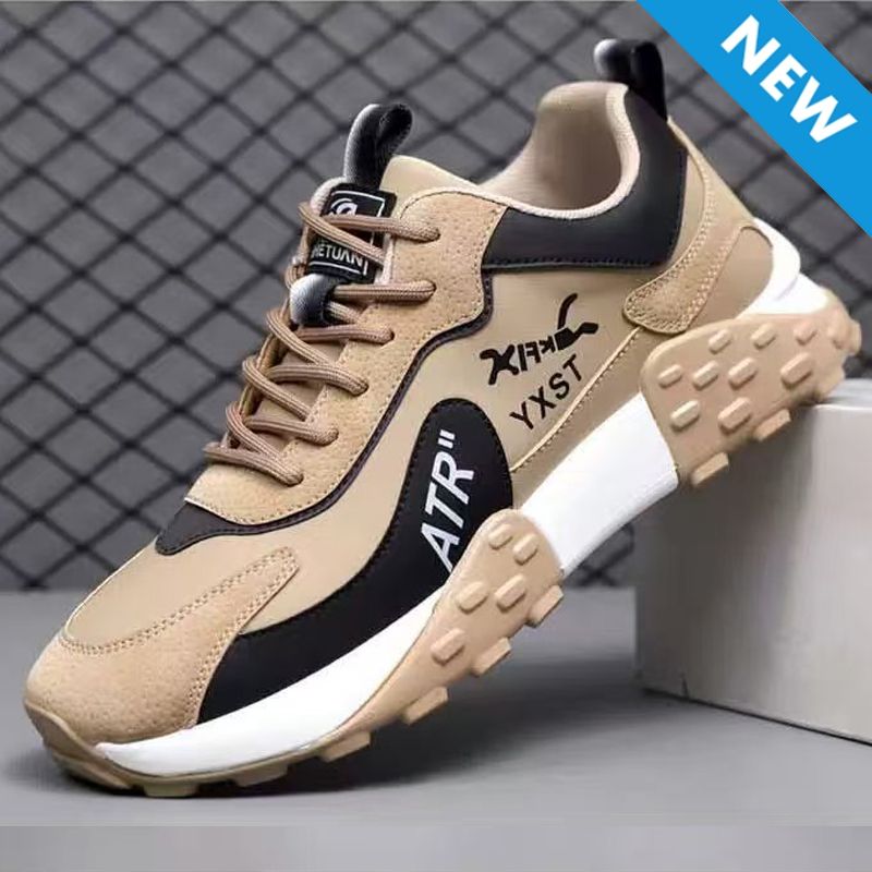 Thor Men's thick soles shoes sports shoes Boys Athletic running shoes students fashion sneakers wear-resistant heightening shoes walking shoes