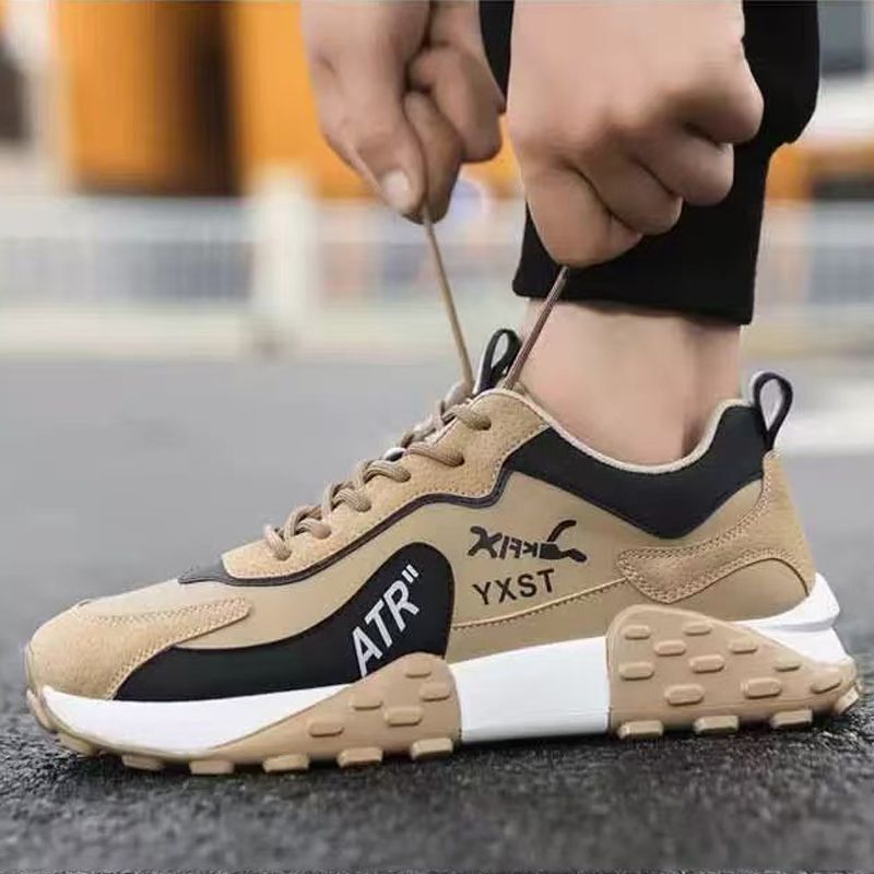 Thor Men's thick soles shoes sports shoes Boys Athletic running shoes students fashion sneakers wear-resistant heightening shoes walking shoes