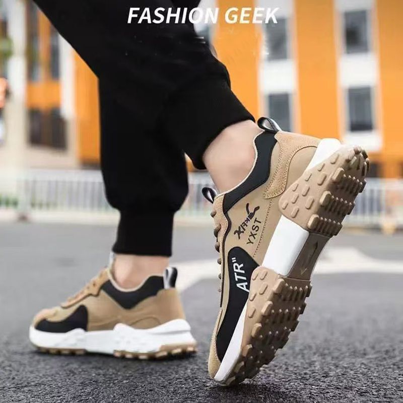 Thor Men's thick soles shoes sports shoes Boys Athletic running shoes students fashion sneakers wear-resistant heightening shoes walking shoes