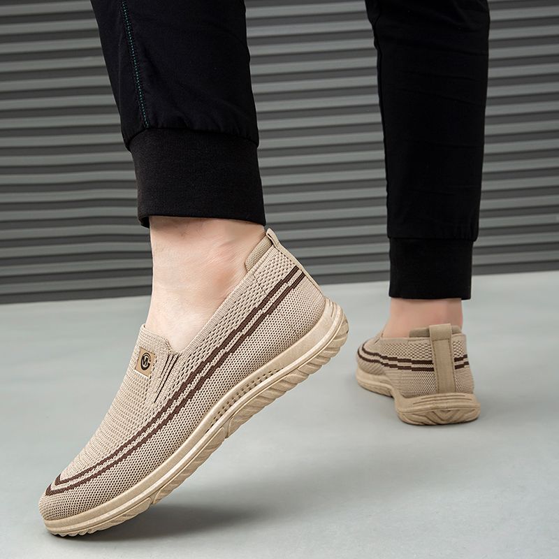 Thor size 41-45 Men's shoes mesh casual shoes boy's sports shoes Student's running shoes flying wove athletic shoes Daddy's driving shoes sneakers