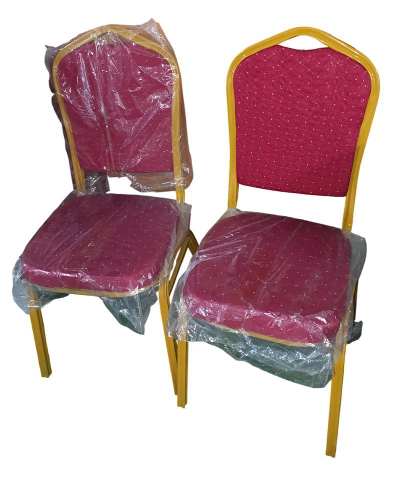 1Pc Classy Banquet Chair For Restaurants, Churches, Conference Halls Dinning Sitting Living Room Durable Strong Chairs