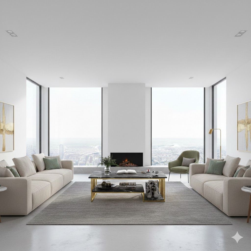 PROMOTION!  Modern 4ft x 2ft  Luxury Coffee Table Stylish Living Room Center Table with Durable Design & Elegant Finish