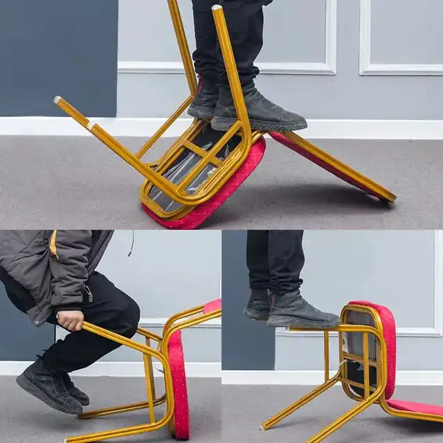 1Pc Classy Banquet Chair For Restaurants, Churches, Conference Halls Dinning Sitting Living Room Durable Strong Chairs