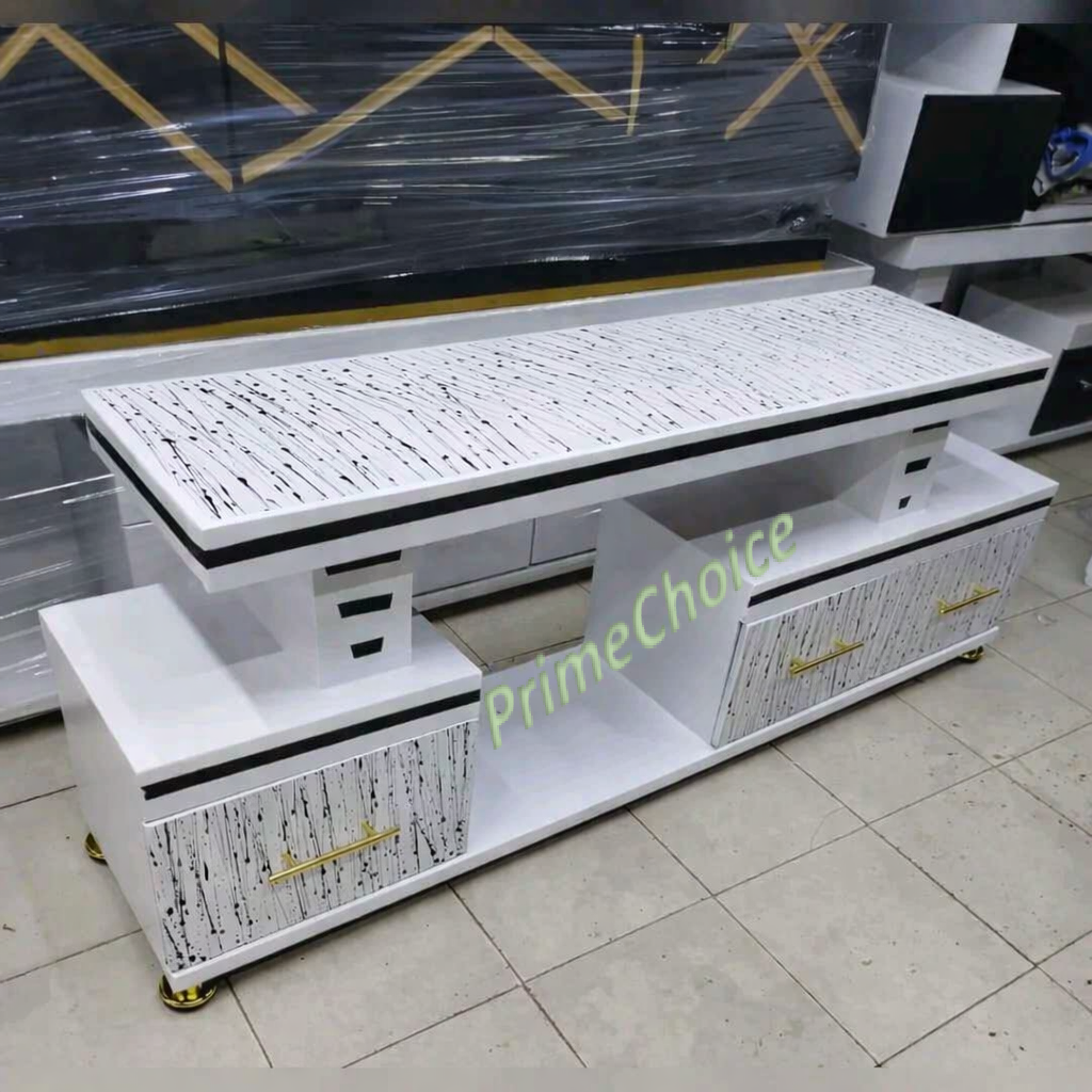 Modern Tv Stand 5FT With LED Lights Can Fit upto 55 Inch TV High Quality Stylish Classic and Durable TV Stands PLUS Free 4-Way Extension