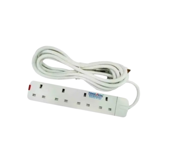 ON OFFER!! Modern TV Stand 5FTS Wooden With LED Lights Can Fit upto 55 Inch TV Black and White with cabinets for storage PLUS Free 4 Way Extension Cable