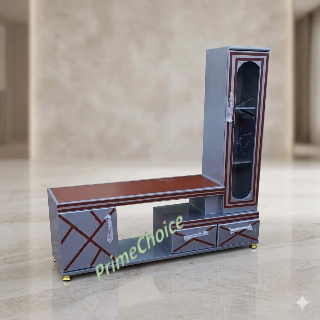 Modern TV Stand 5FT With LED Lights High Quality Wooden TV Stand Stylish Classic and Durable