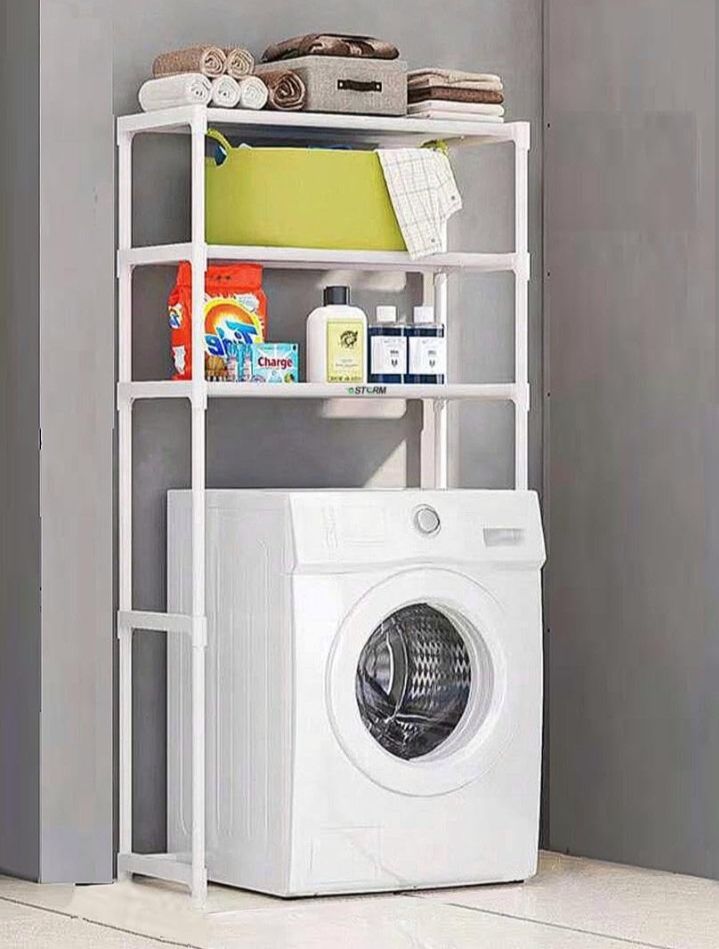 Heavy Metallic Home Washing Machine Rack/Organizer