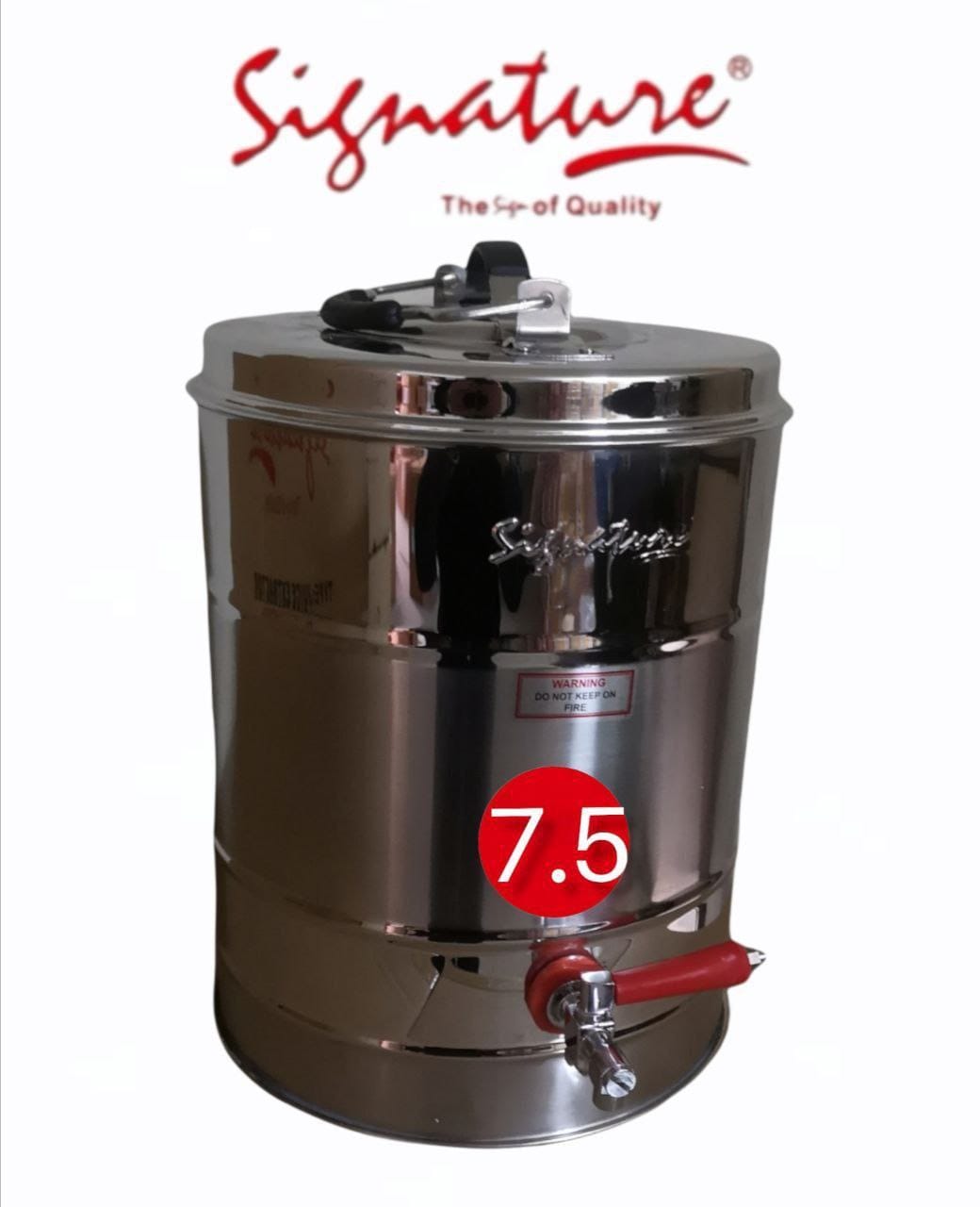 Heavy stainless steel portable insulated kitchen tea URN