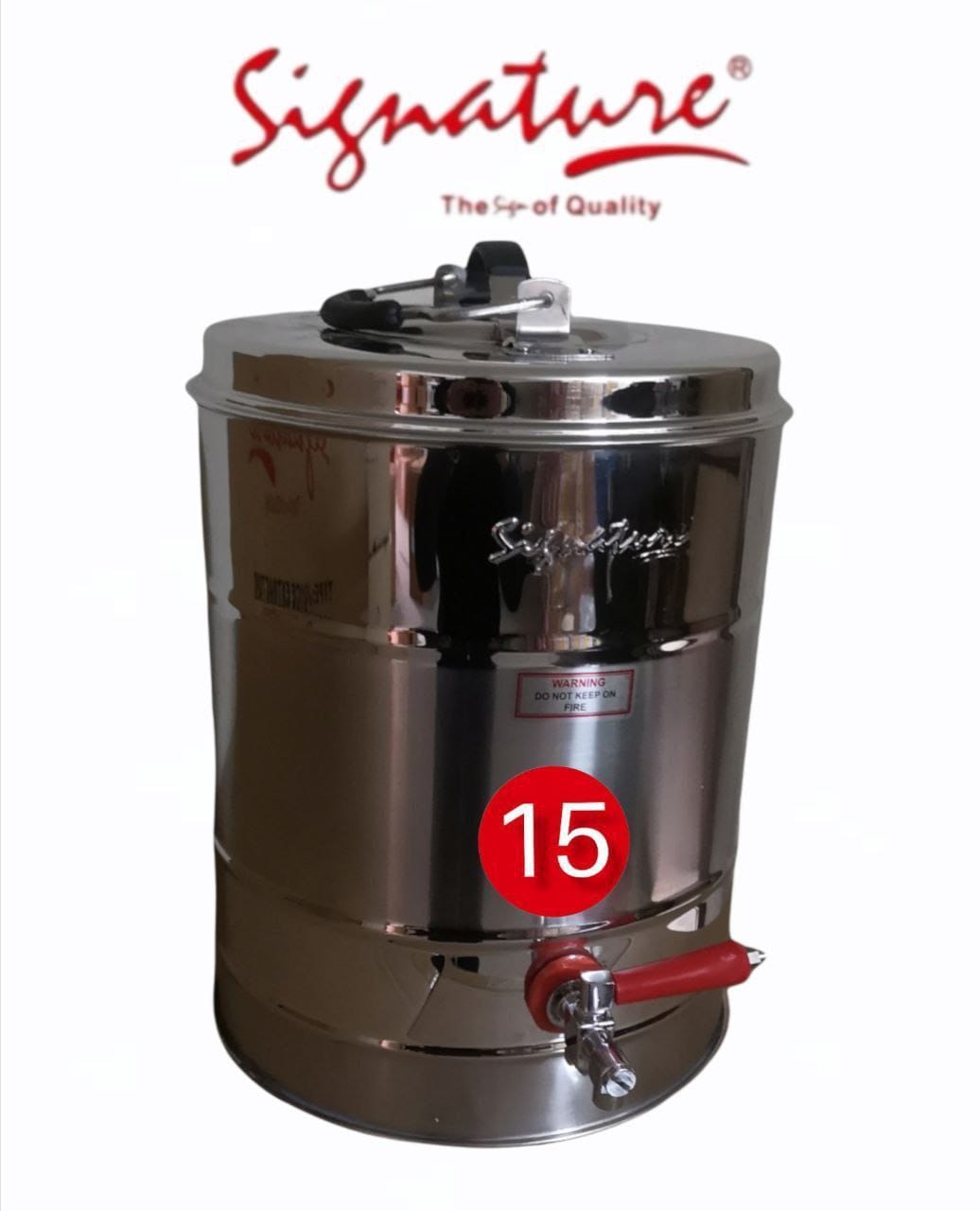 Heavy stainless steel portable insulated kitchen tea URN