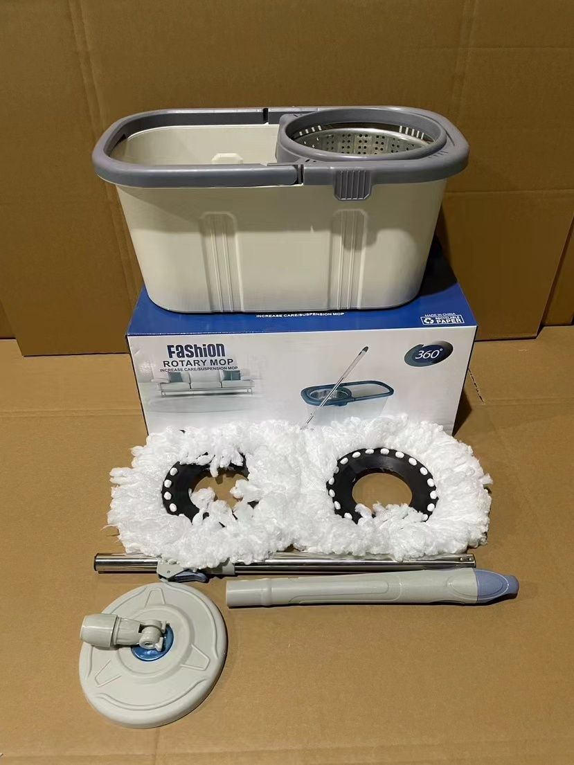 Heavy Strong Bucket Washer with Spinning Cleaning Mop...has good quality and strong handle