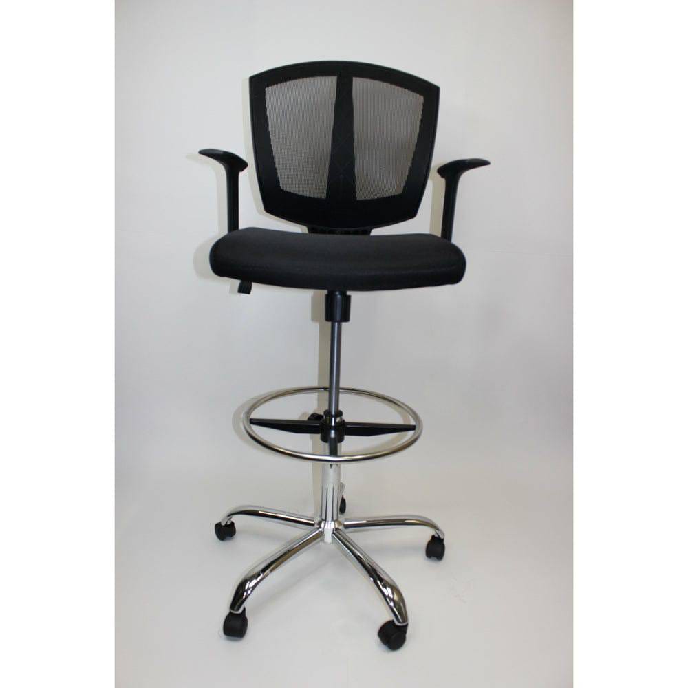 Draughtsman/Couter Mesh Stool with Wheels
