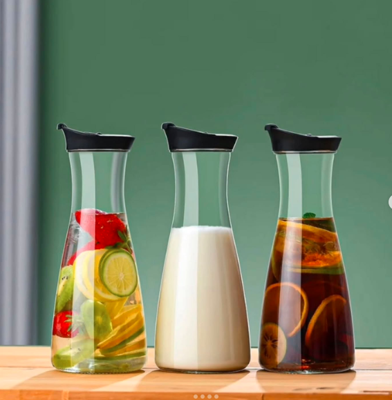 3 pcs Set Glass Water Pitcher