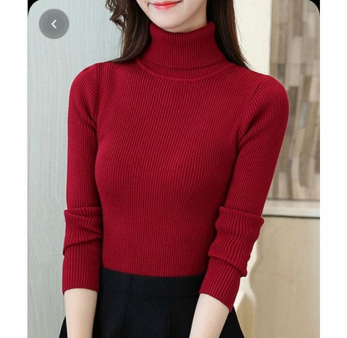 Premium Quality Elegant and Fashionable Ladies Stylish Light Weight Ladies Turtle/Pull/Full Neck Sweater Tops