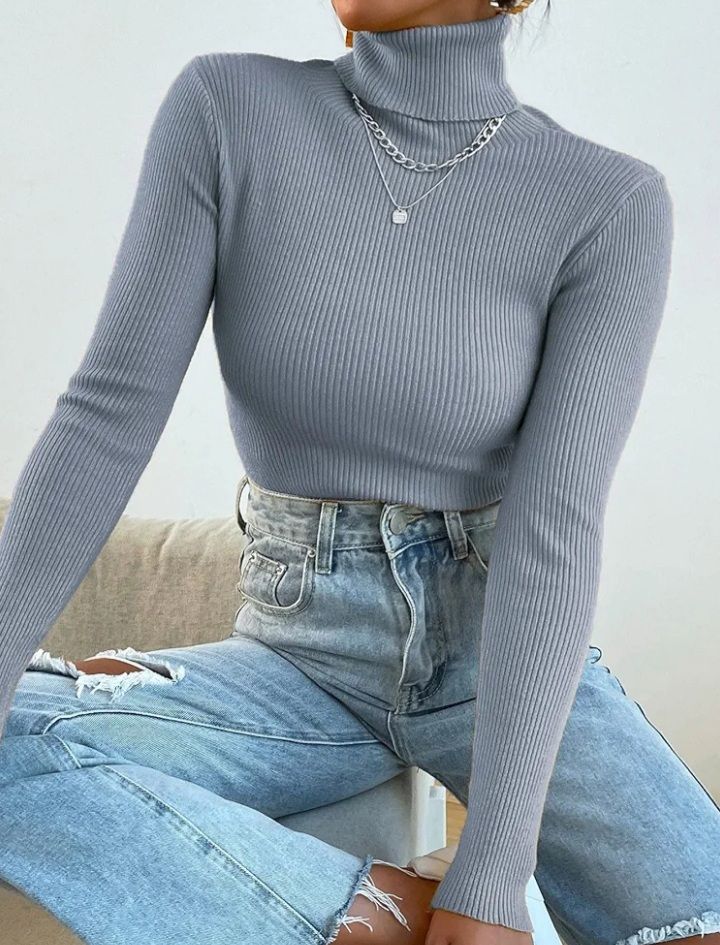 Premium Quality Elegant and Fashionable Ladies Stylish Light Weight Ladies Turtle/Pull/Full Neck Sweater Tops