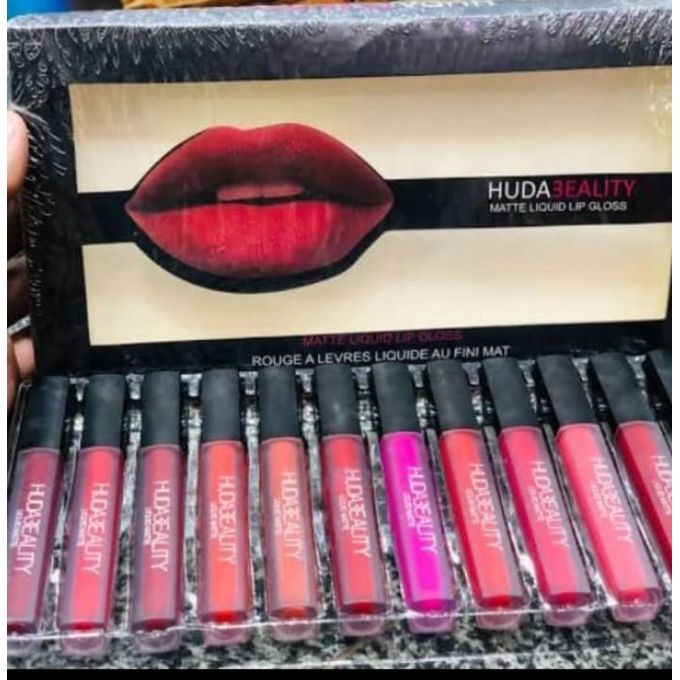 Huda Beauty  Beautiful Lips Assorted Matte Liquid Lipstick Long-lasting Rich Color Payoff Doesn't Break