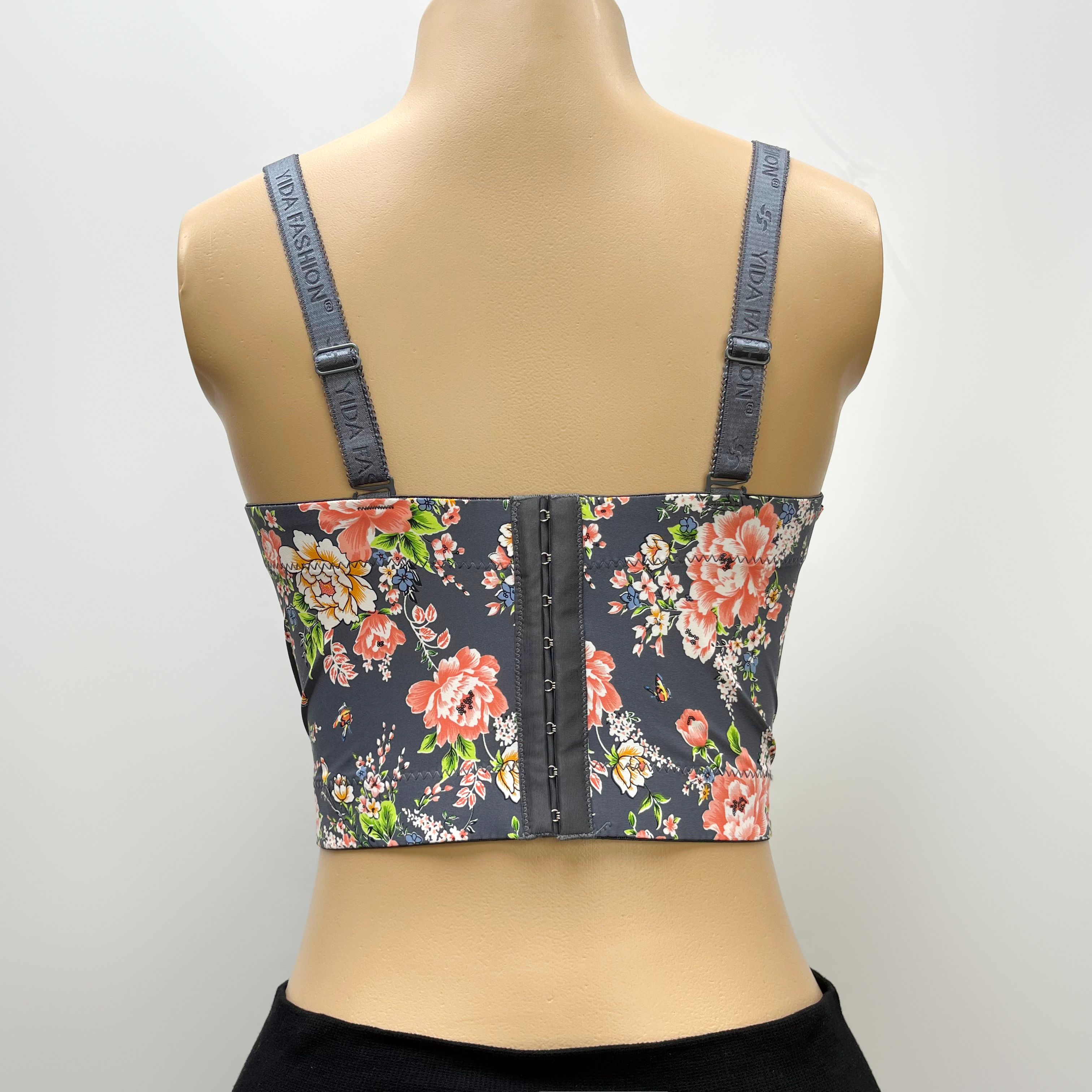 Summer 2024 Girls Sexy Beach Resort Style Fashion Print Sexy Bandeau Vest Bra