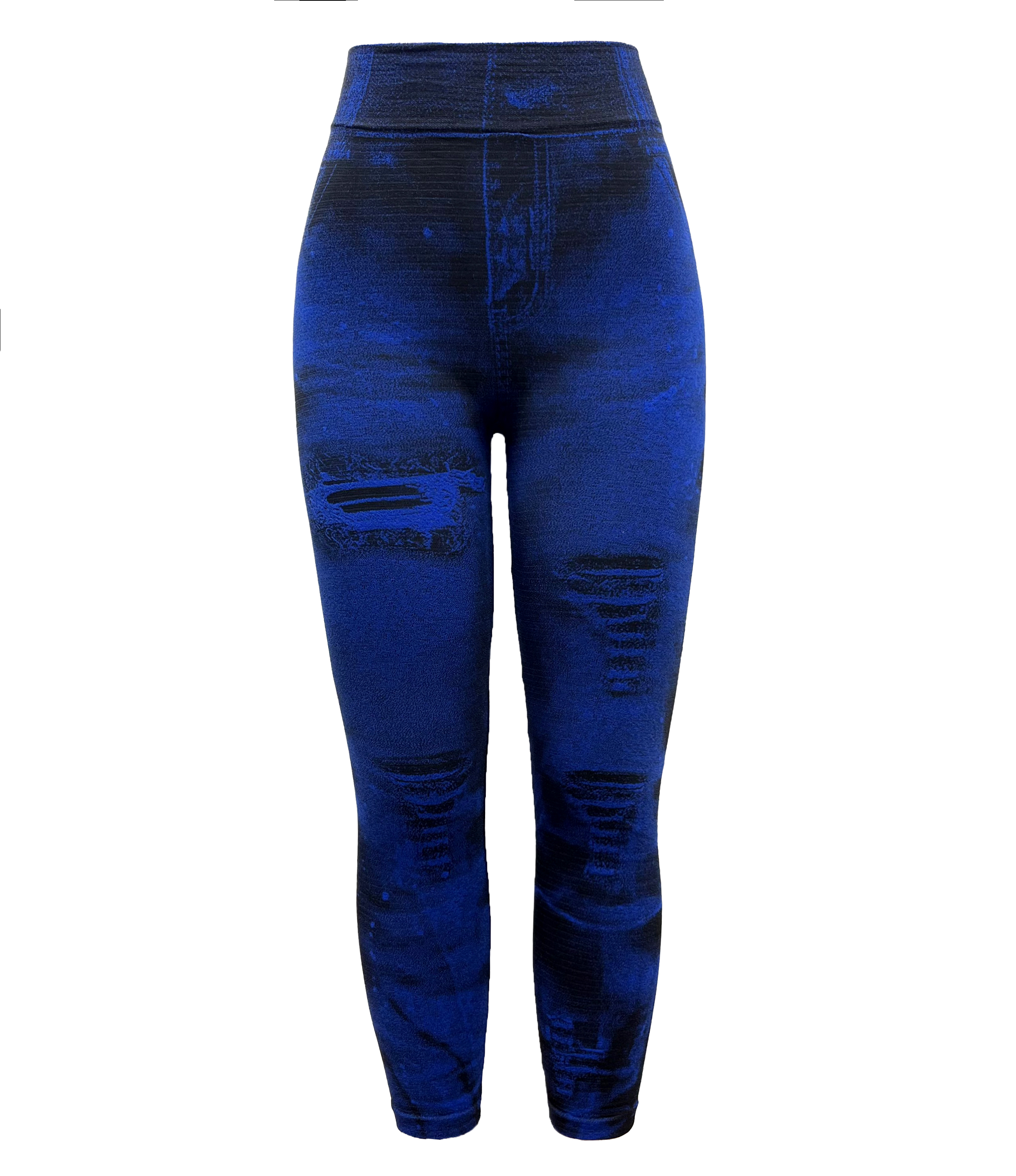 High Stretch Tight Denim Patterned Printed Pants High quality Sports Legging
