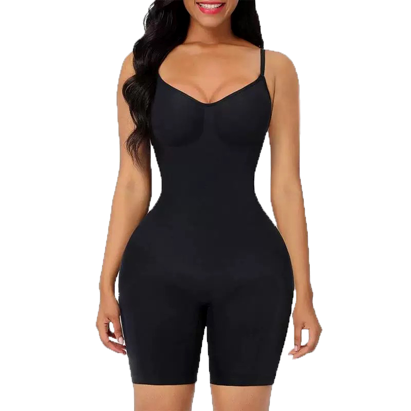 New Cross-Border Plus Size Postpartum Corset Thin Flat Corner High Waist Tummy Tucked Pants Suspenders Seamless Sexy Shapewear