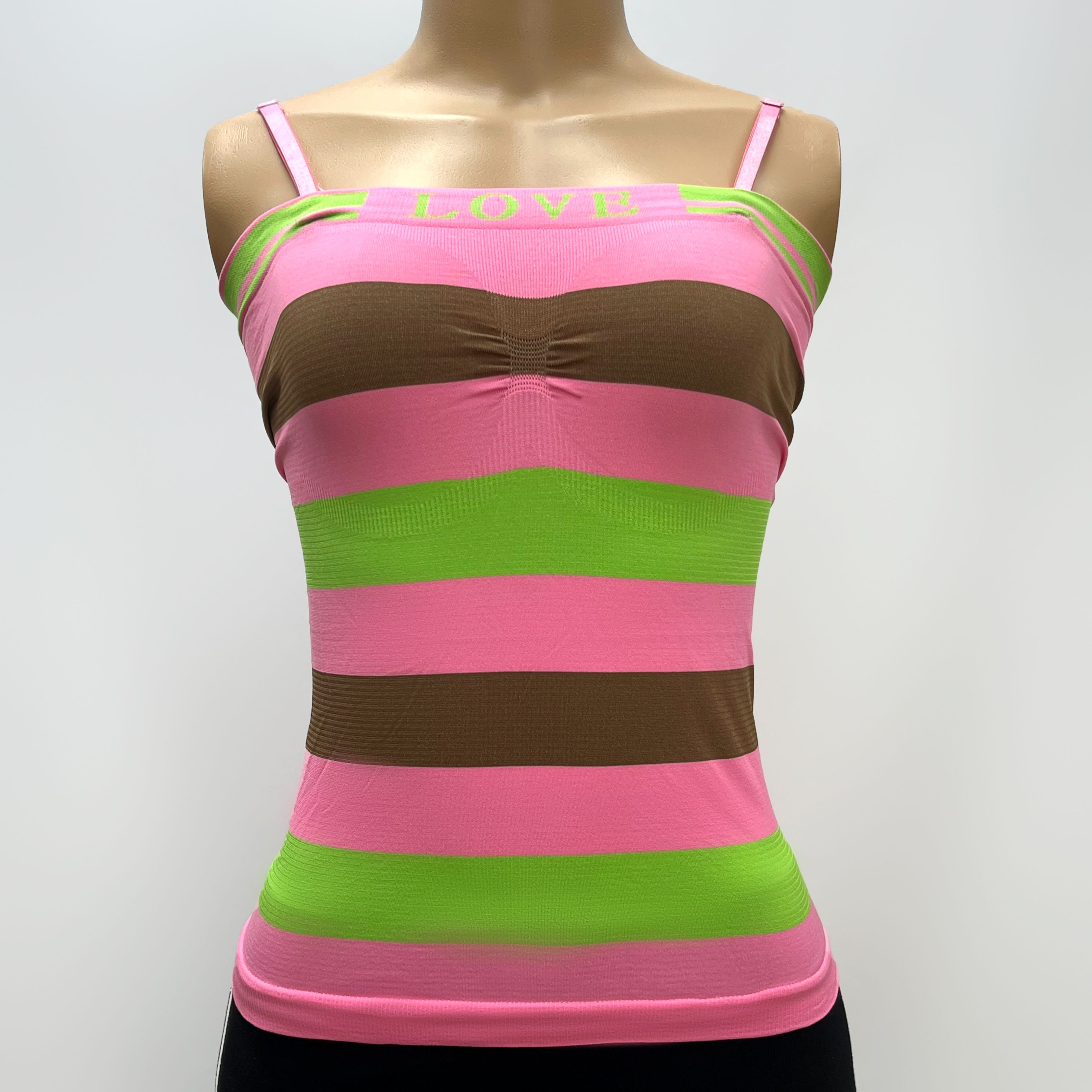Slash Neck Vest Sexy Spicy Girl Candy Colored Bottom Camisole Without Chest Cushion Beautiful Back Tank Top
