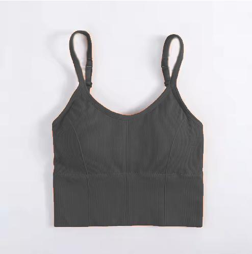 Hot popular Streetwear Sleeveless Bralettes Push Up Padded Girls Hot Sexy Custom Blank Sports Bras Push Up Nude Bra