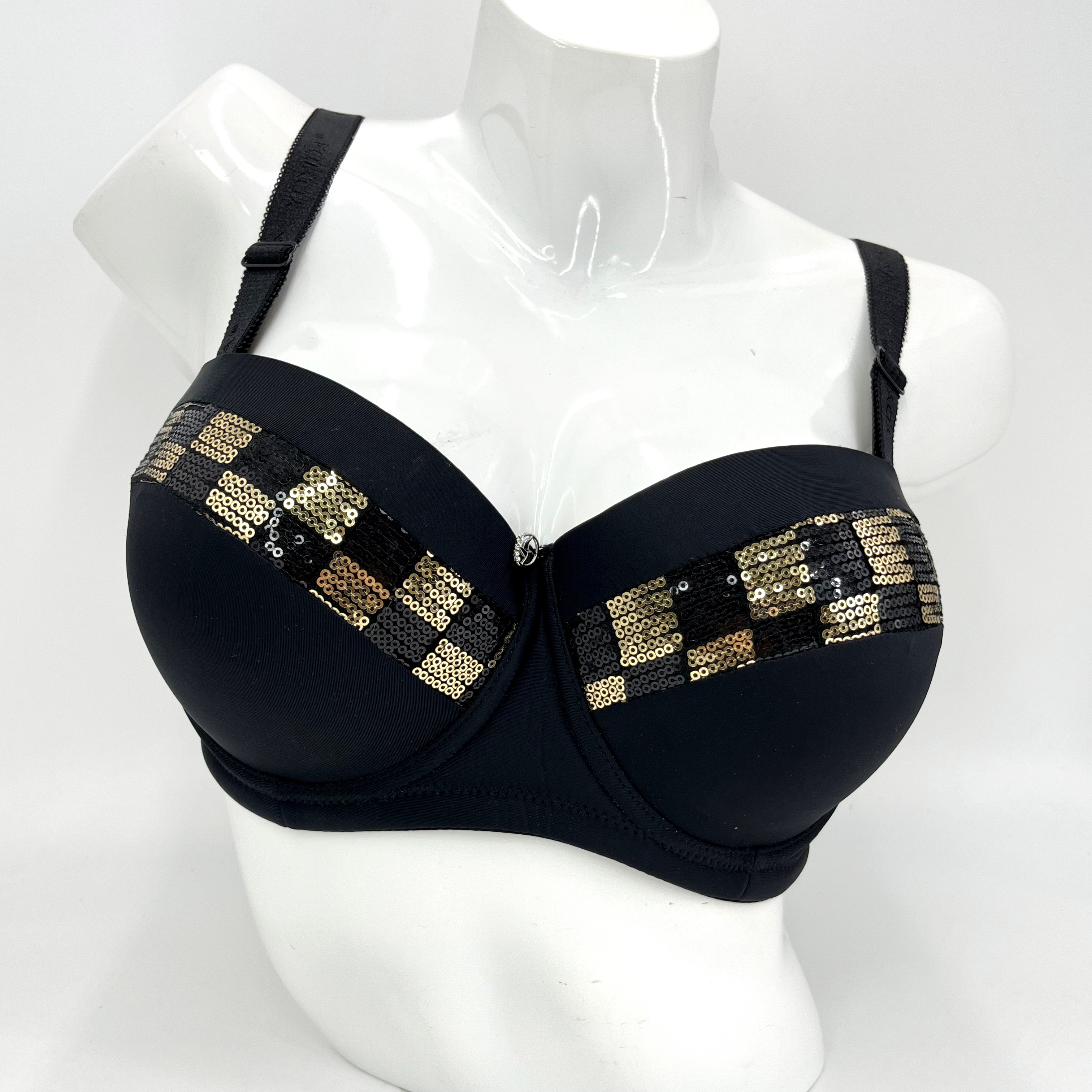 Tik Tok Sexy And Beautiful As One Of The Fashion Grid Flash Pieces Of Fashion Double Padded Bra