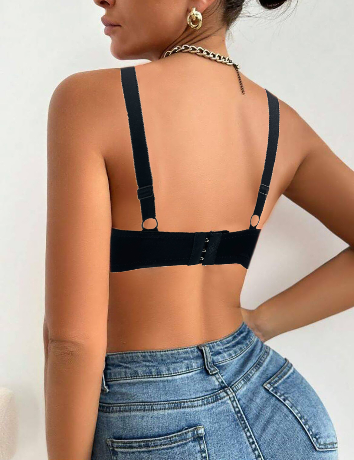 UK/Europe And The United States Hot Selling Uk Bra Sexy Mesh Big Thick Cup