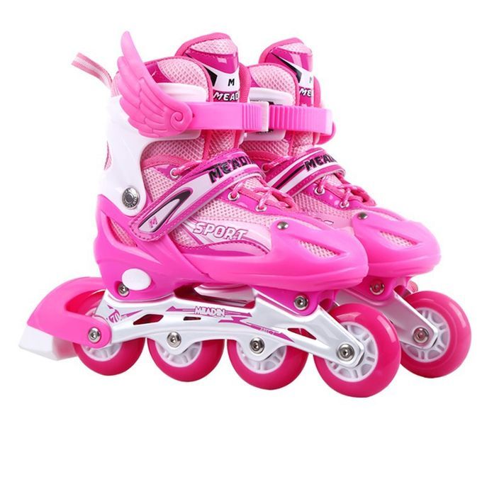 Four Wheels Inline Adjustable Roller Skates Shoes