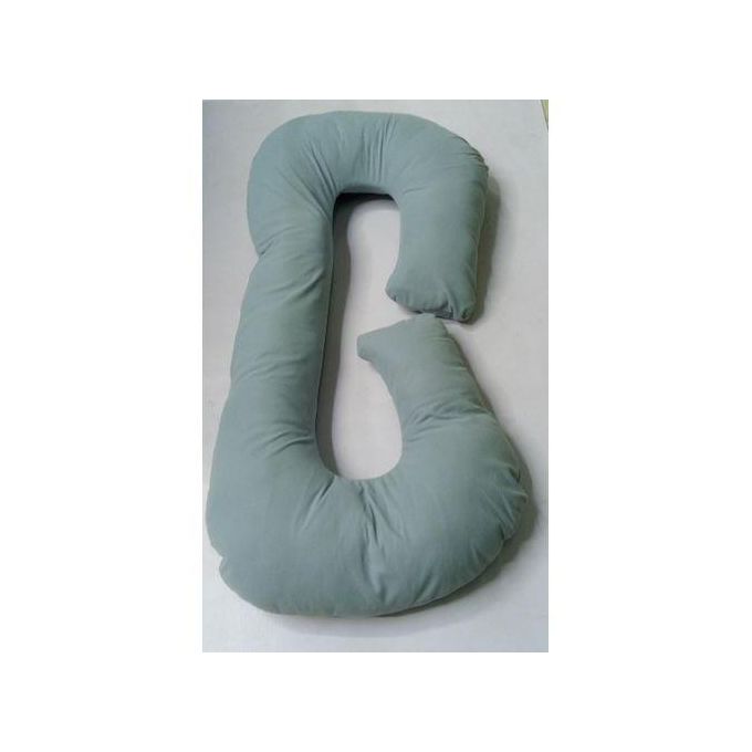 C-Shaped Full Body Pregnancy Pillow-Grey