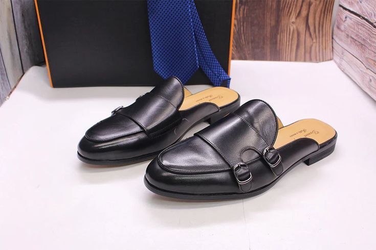 MULES , SLIPONS Pure genuine Men cow leather oxfords groom shoes genuine leather official or casual can be worn with suits or casually for any occasion