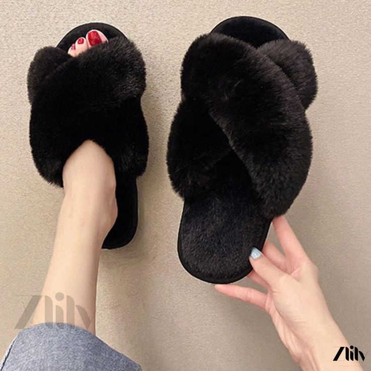 Fluffy Leather women slide sandals size 35 to 43 stylish  clearace sale offer women slide sandals size 35 to 43 stylish  clearace sale offer